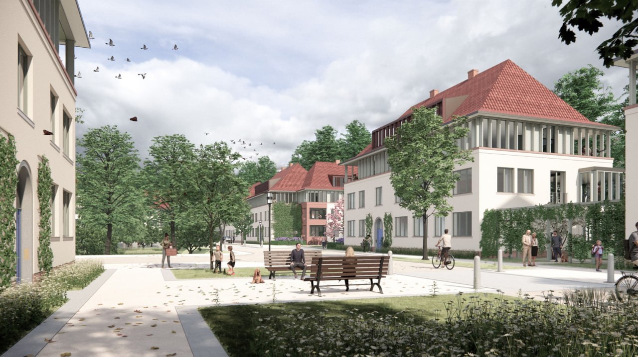 Architekturvisualisierung — Quartiersplatz